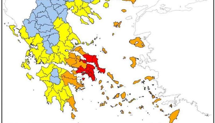 Πολύ υψηλός ο κίνδυνος πυρκαγιάς σήμερα στην Κρήτη