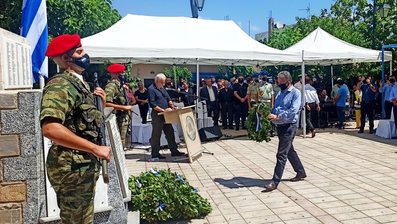 Τιμήθηκε στα Ανώγεια η 77η επέτειος του ολοκαυτώματος (pics)