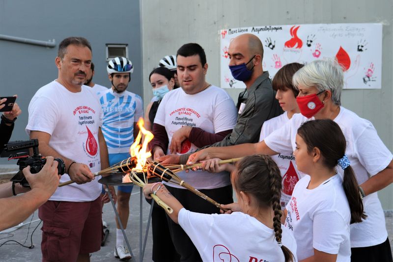 Τα παιδιά πρωταγωνιστές στη 19η Λαμπαδηδρομία Εθελοντών Αιμοδοτών στο Δήμο Μαλεβιζίου (pics)