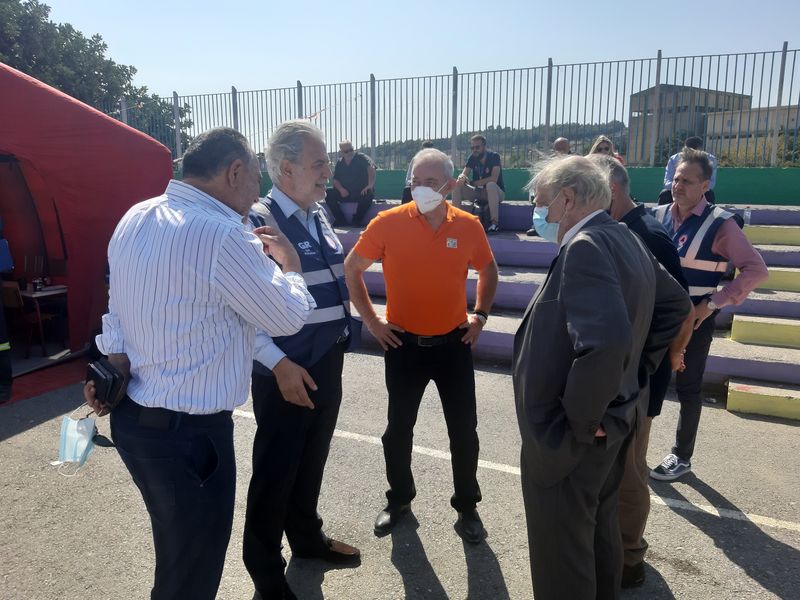 Αντιπροσωπεία της ΠΕΔ Κρήτης και της ΚΕΔΕ στο Αρκαλοχώρι (pics)