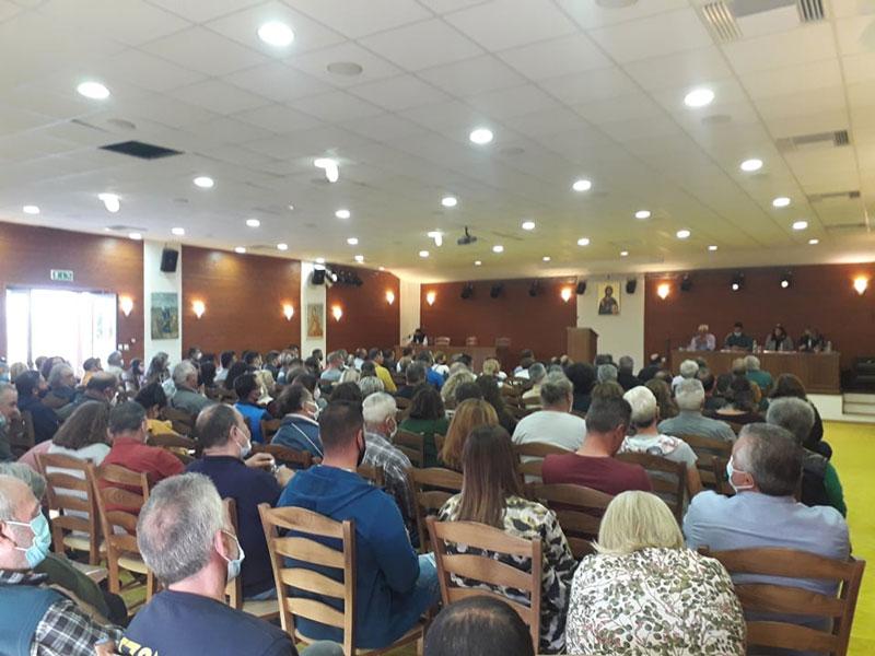 Αθρόα η συμμετοχή στην 1η συνεδρίαση του συλλόγου Σεισμοπαθών Δήμου Μινώα Πεδιάδας