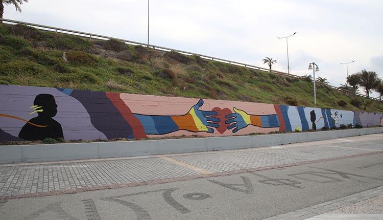 Εντυπωσιακό graffiti στον Καράβολα για την Ισότητα και την Αποδοχή
