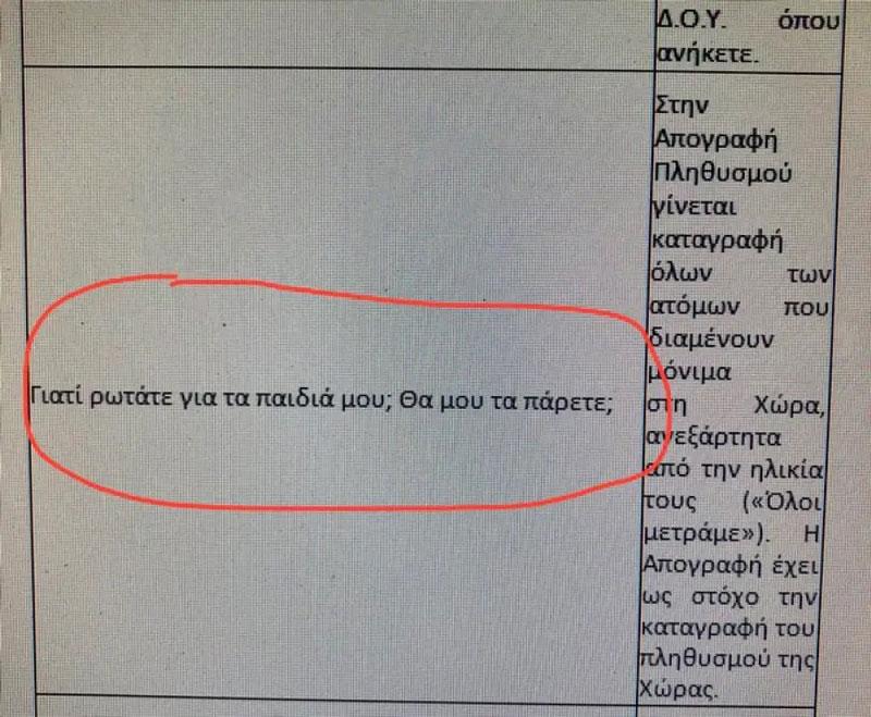 Κίνημα αρνητών της απογραφής - Απίστευτες αναρτήσεις στα social media