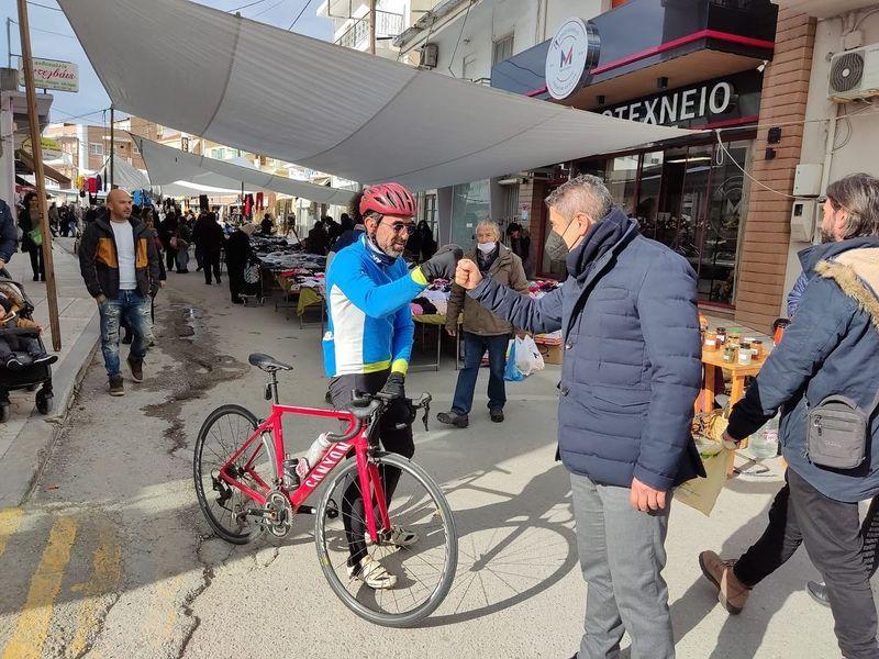 Στις εργασίες ανέγερσης του κλειστού γυμναστηρίου στο Τυμπάκι ο Λ. Αυγενάκης (pics+vids)