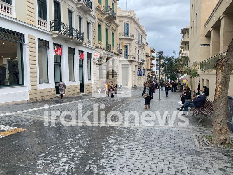 Βροχερό σήμερα το Ηράκλειο (pics)