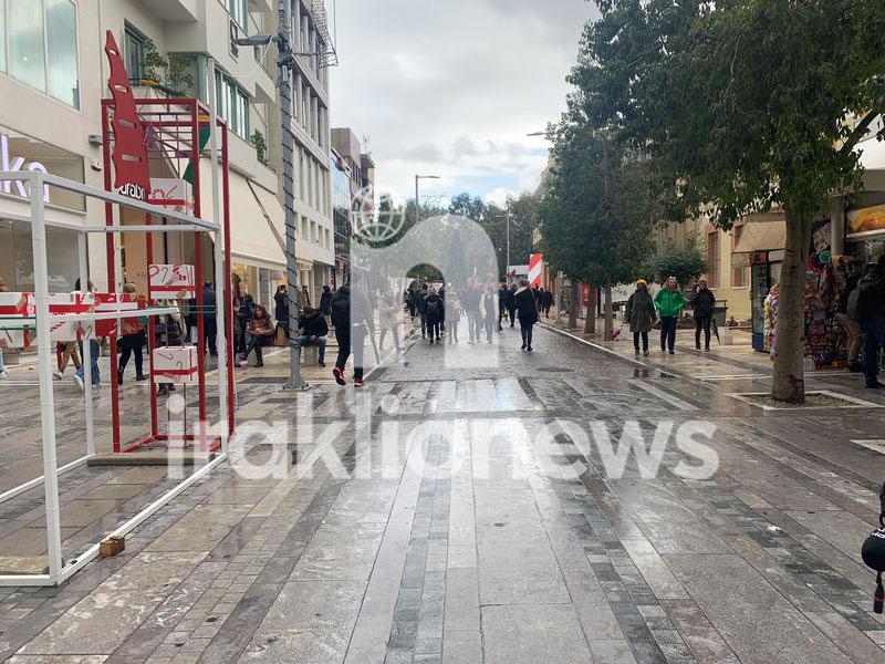 Βροχερό σήμερα το Ηράκλειο (pics)