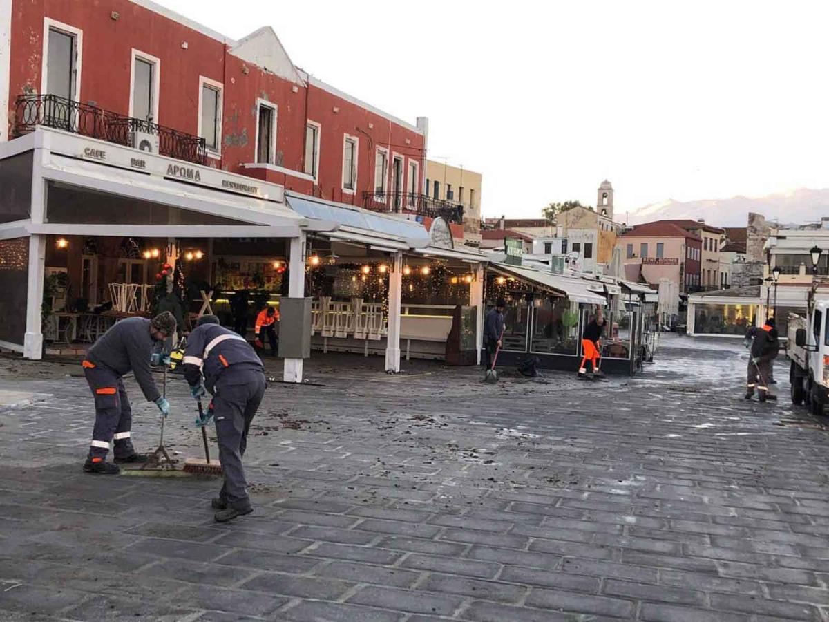 Κρήτη: Σε άμεση αποκατάσταση ζημιών από την κακοκαιρία προχώρησε ο Δήμος Χανίων