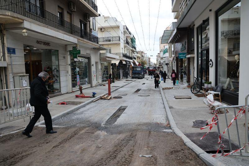 Συνεχίζονται οι εργασίες σε Έβανς και 1821 (pics)