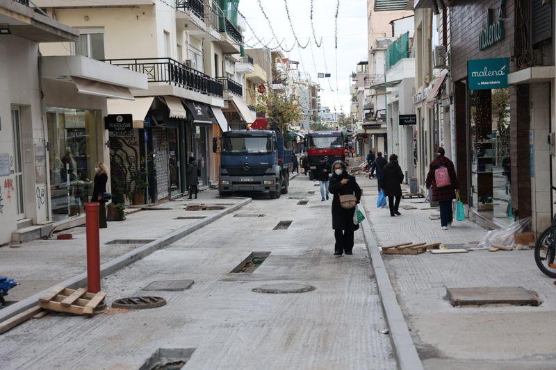 Συνεχίζονται οι εργασίες σε Έβανς και 1821 (pics)