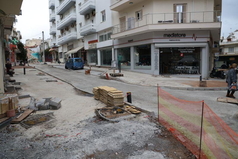 Συνεχίζονται οι εργασίες σε Έβανς και 1821 (pics)