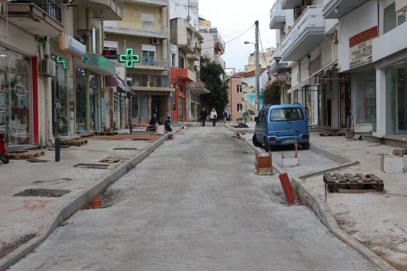 Συνεχίζονται οι εργασίες σε Έβανς και 1821 (pics)