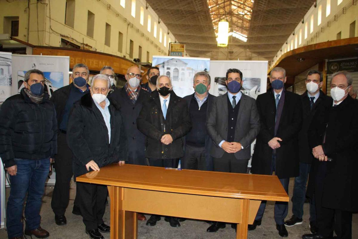 Δήμος Χανίων: Υπογράφηκε η σύμβαση για την ανακατασκευή της Δημ. Αγοράς
