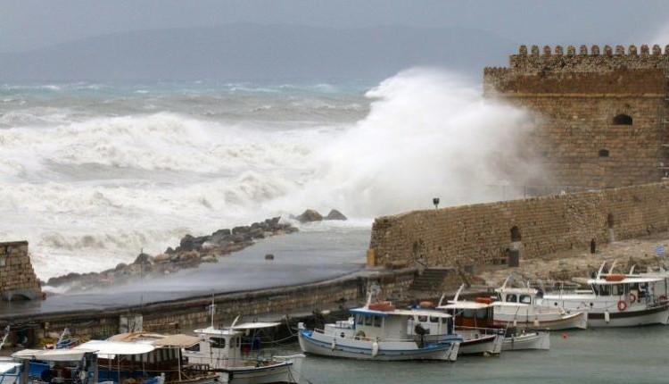 Το Λιμεναρχείο Ηρακλείου προειδοποιεί για αύριο - Ισχυροί άνεμοι στην Κρήτη