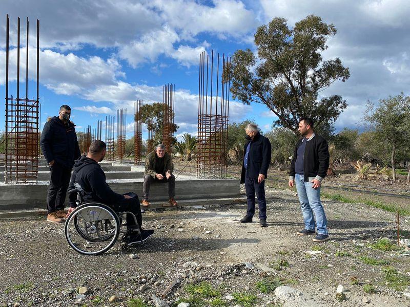 Τα υπό υλοποίηση έργα του Δήμου Φαιστού επισκέφτηκε η δημοτική αρχή (pics)