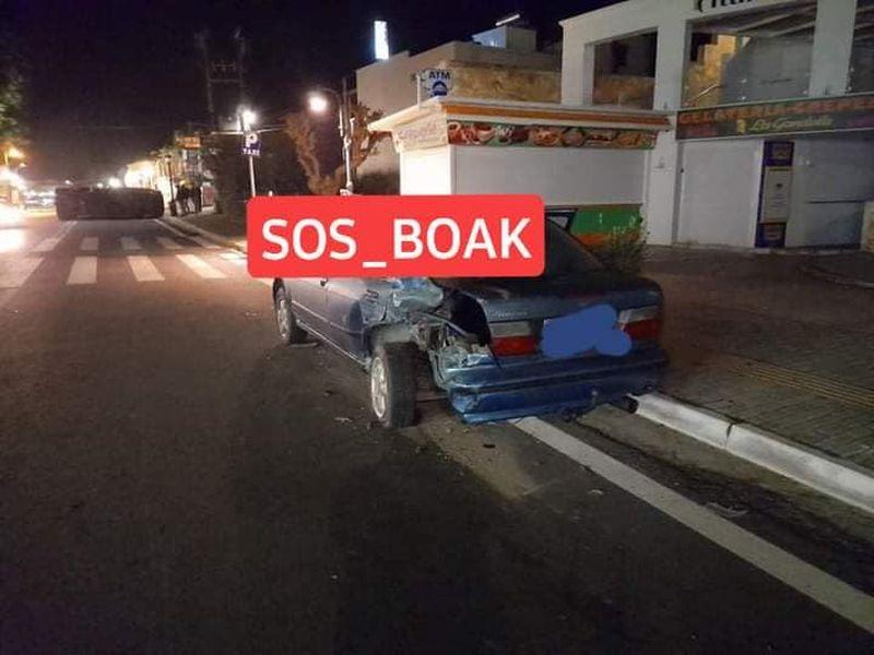Κρήτη: Αγροτικό προσεκρουσε σε αυτοκίνητο και ανετράπη (pics)