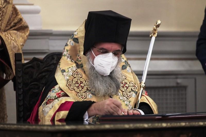 Στην Πρόεδρο της Δημοκρατίας ο νέος Αρχιεπίσκοπος Κρήτης (pics)
