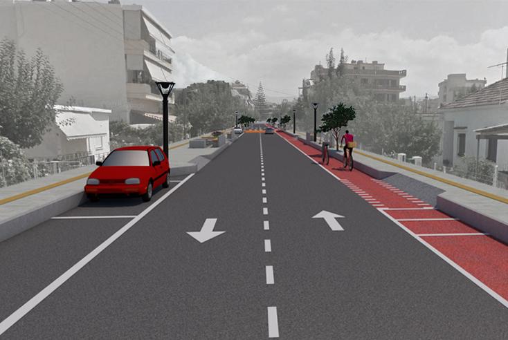 Προχωρά η ανάπλαση της οδού Μονής Γωνιάς στη Νέα Χώρα (pics)