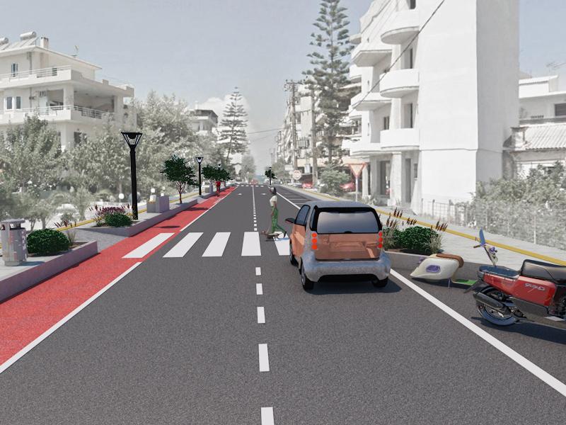 Προχωρά η ανάπλαση της οδού Μονής Γωνιάς στη Νέα Χώρα (pics)