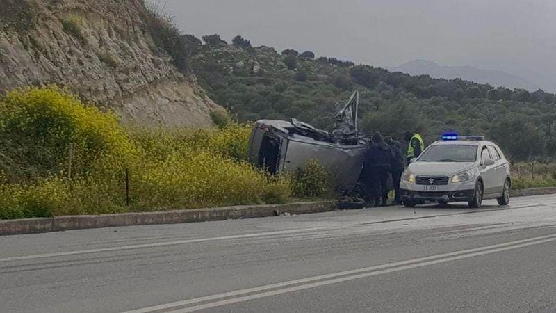 Ηράκλειο: Θανατηφόρο το πρωινό τροχαίο