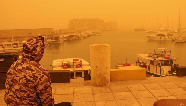 Όταν η Κρήτη καλύφθηκε από αφρικανική σκόνη - Τέσσερα χρόνια πριν τέτοια μέρα (pics)