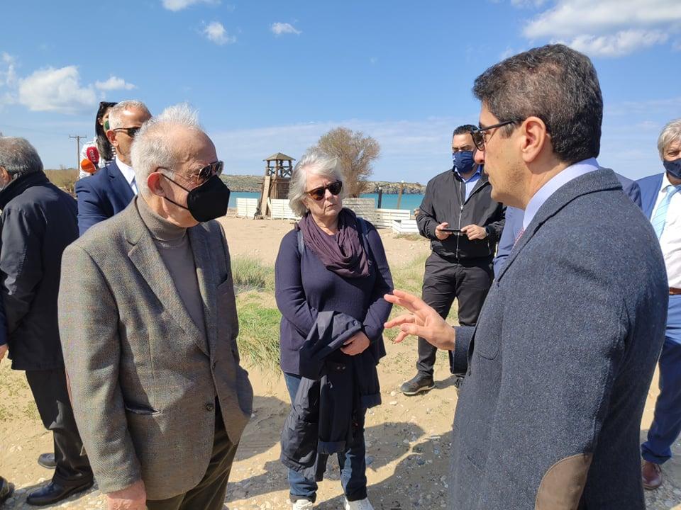 Σε σύσκεψη και Αυτοψία για τους 3ους Παράκτιους Μεσογειακούς Αγώνες ο Δήμαρχος Ηρακλείου