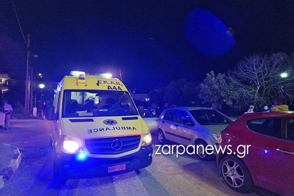 Τροχαίο ατύχημα στα Χανιά - Στο νοσοκομείο νεαρή κοπέλα