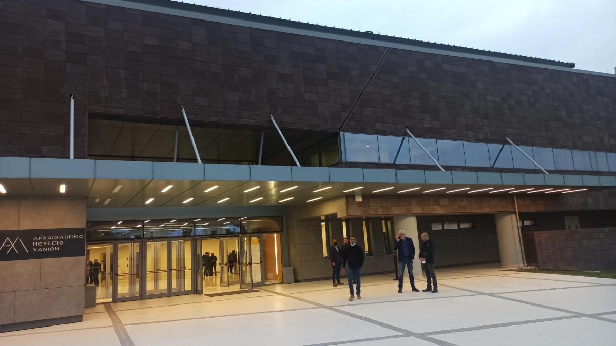 Στο νέο αρχαιολογικό Μουσείο Χανίων βρέθηκε ο Πρωθυπουργός