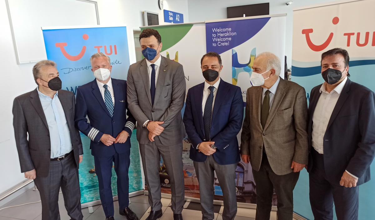 Στ. Αρναουτάκης: Το Ηράκλειο, η Κρήτη θα πετά με τα φτερά της TUI στον κόσμο