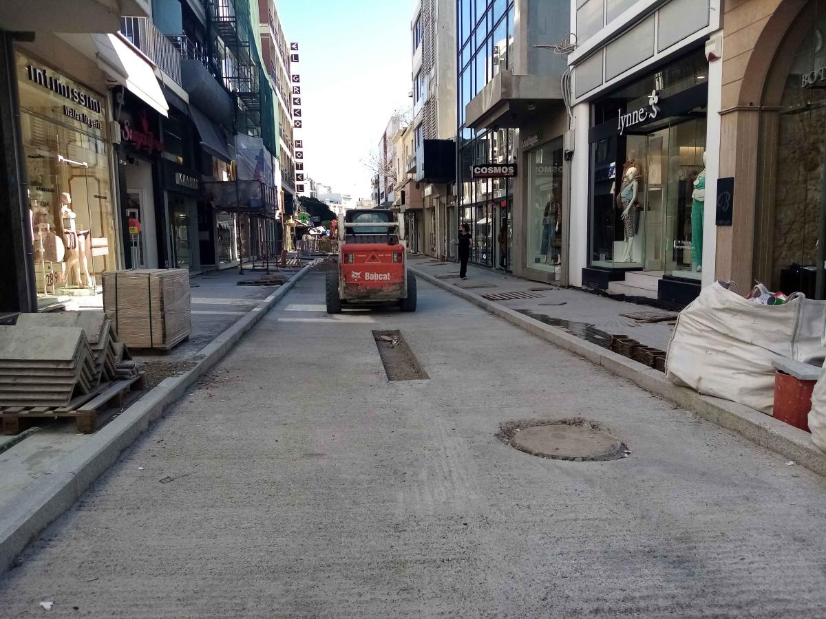 Συνεχίζονται τα έργα στο κέντρο της πόλης (pics)