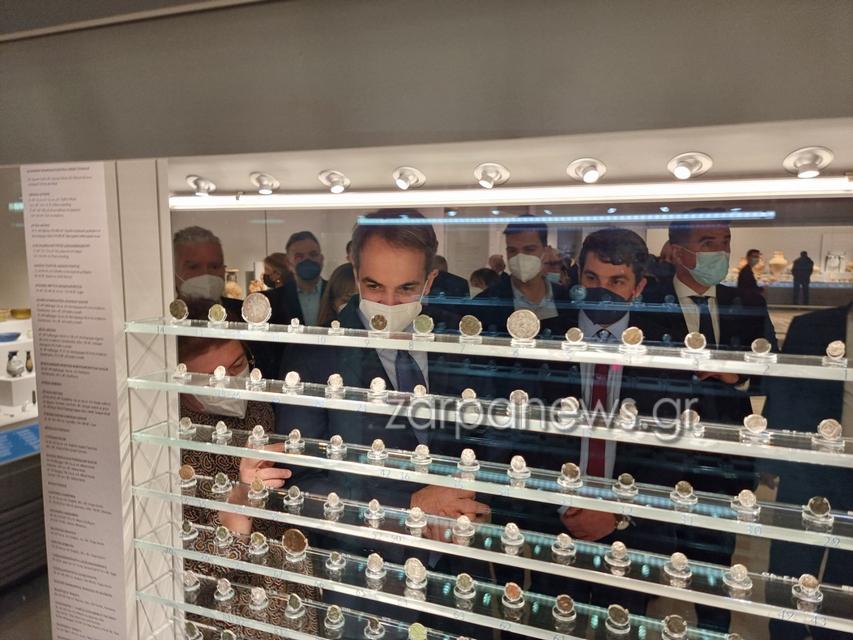 Στο νέο αρχαιολογικό Μουσείο Χανίων βρέθηκε ο Πρωθυπουργός
