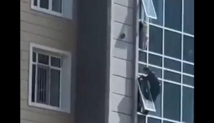 Άνδρας έσωσε τρίχρονη που κρεμόταν από τον 8ο όροφο πολυκατοικίας (vid)