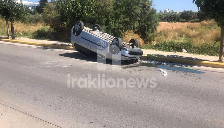 Αμμουδάρα: Εκτροπή οχήματος - Σε καλή κατάσταση ο οδηγός