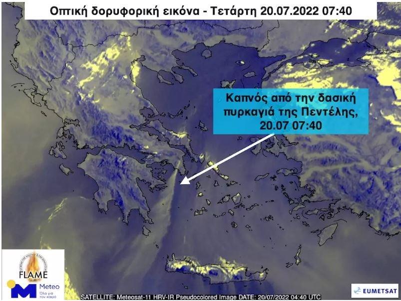 Φωτιά στην Πεντέλη: Συνεχίζεται η σκληρή "μάχη" - Ποιες είναι οι επικίνδυνες περιοχές (pics & vids)