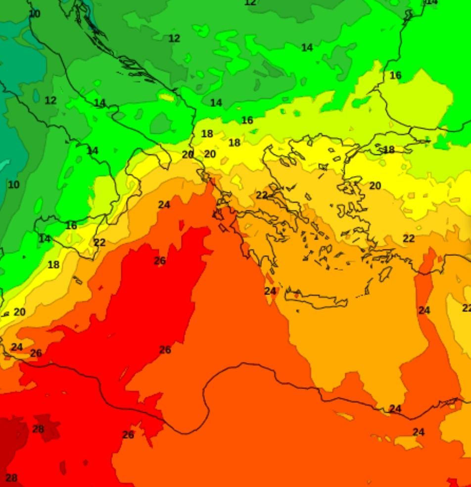 Ζέστη και υγρασία σήμερα στην Κρήτη