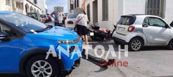 Νέο τροχαίο με δικυκλιστή στον Άγιο Νικόλαο - Στο νοσοκομείο ο οδηγός
