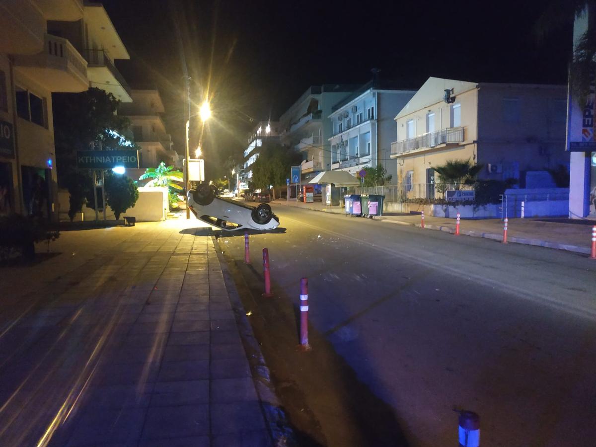 Στο νοσοκομείο οδηγός IX με την τρελή πορεία... που κατέληξε σε τροχαίο στα Χανιά (pics)