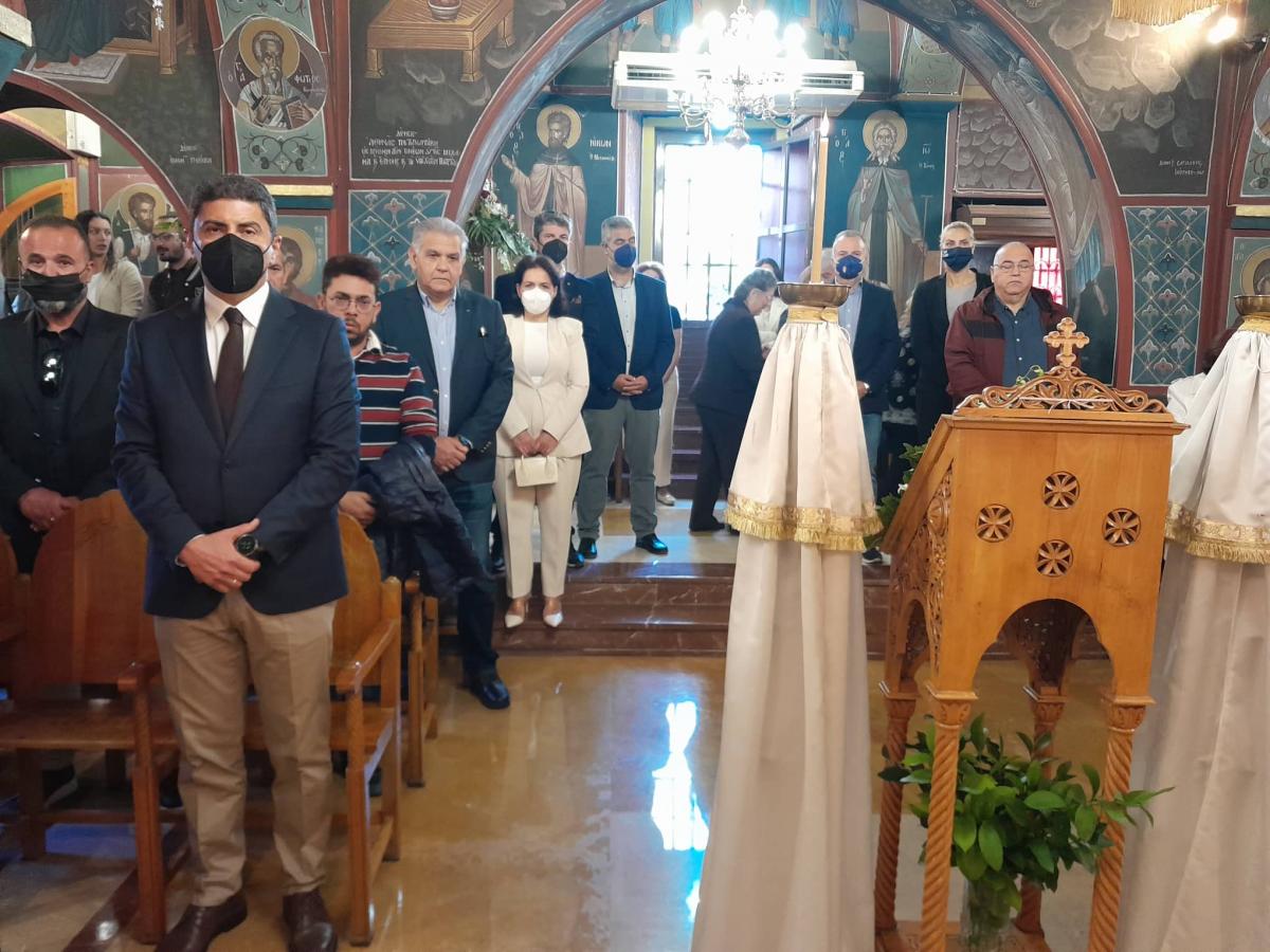 Στην Ιερό Ναό Αγίου Δημητρίου Λιμένος Ηρακλείου ο Υφυπουργός Πολιτισμού και Αθλητισμού κ. Λευτέρης Αυγενάκης
