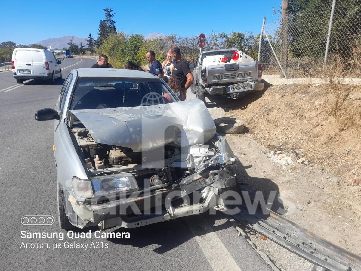 Νέο τροχαίο ατύχημα στους δρόμους της Μεσαράς 4 Νέο τροχαίο ατύχημα στους δρόμους της Μεσαράς