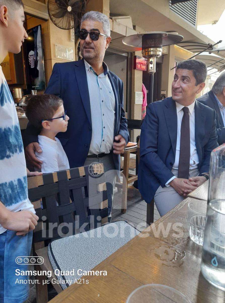 Στο κέντρο του Ηρακλείου ο Υφυπουργός Πολιτισμού και Αθλητισμού Λ. Αυγενάκης μετά τον εορτασμό του Αγίου Νέστορα (Pics)