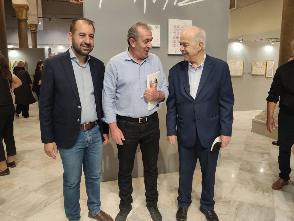 Με επιτυχία τα εγκαίνια της Εικαστικής Έκθεσης με έργα του Δημήτρη Τζάνη 4 Με επιτυχία τα εγκαίνια της Εικαστικής Έκθεσης με έργα του Δημήτρη Τζάνη