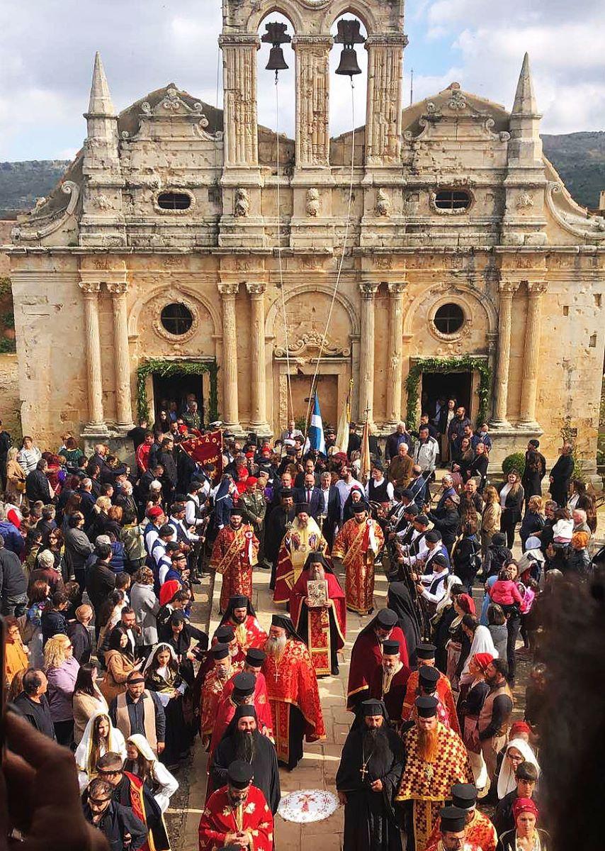 Ο ΕΟΡΤΑΣΜΟΣ ΤΗΣ 156ης ΕΠΕΤΕΙΟΥ ΤΟΥ ΟΛΟΚΑΥΤΩΜΑΤΟΣ ΤΗΣ ΙΕΡΑΣ ΜΟΝΗΣ ΑΡΚΑΔΙΟΥ 8 Νοεμβρίου 2022