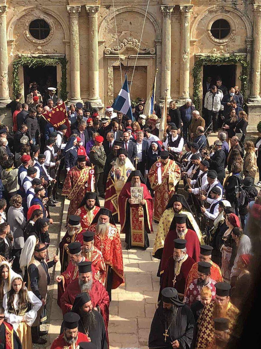 Ο ΕΟΡΤΑΣΜΟΣ ΤΗΣ 156ης ΕΠΕΤΕΙΟΥ ΤΟΥ ΟΛΟΚΑΥΤΩΜΑΤΟΣ ΤΗΣ ΙΕΡΑΣ ΜΟΝΗΣ ΑΡΚΑΔΙΟΥ 8 Νοεμβρίου 2022