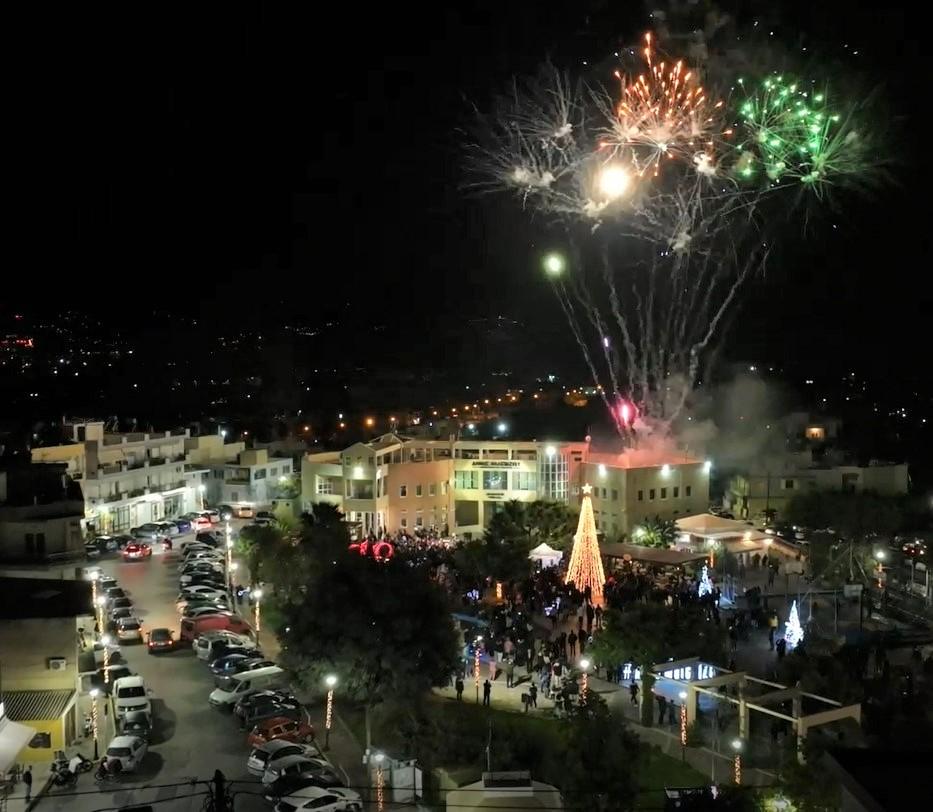 Αφιερωμένη στα παιδιά η εκδήλωση φωταγώγησης του Χριστουγεννιάτικου δέντρου στο Γάζι