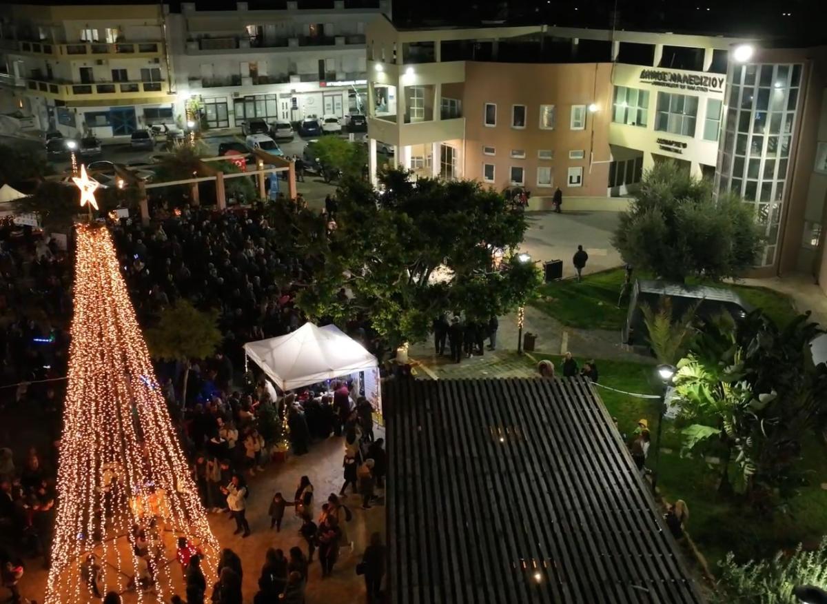 Αφιερωμένη στα παιδιά η εκδήλωση φωταγώγησης του Χριστουγεννιάτικου δέντρου στο Γάζι