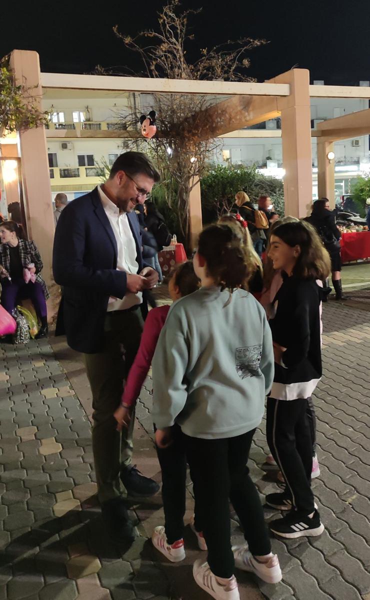 Αφιερωμένη στα παιδιά η εκδήλωση φωταγώγησης του Χριστουγεννιάτικου δέντρου στο Γάζι