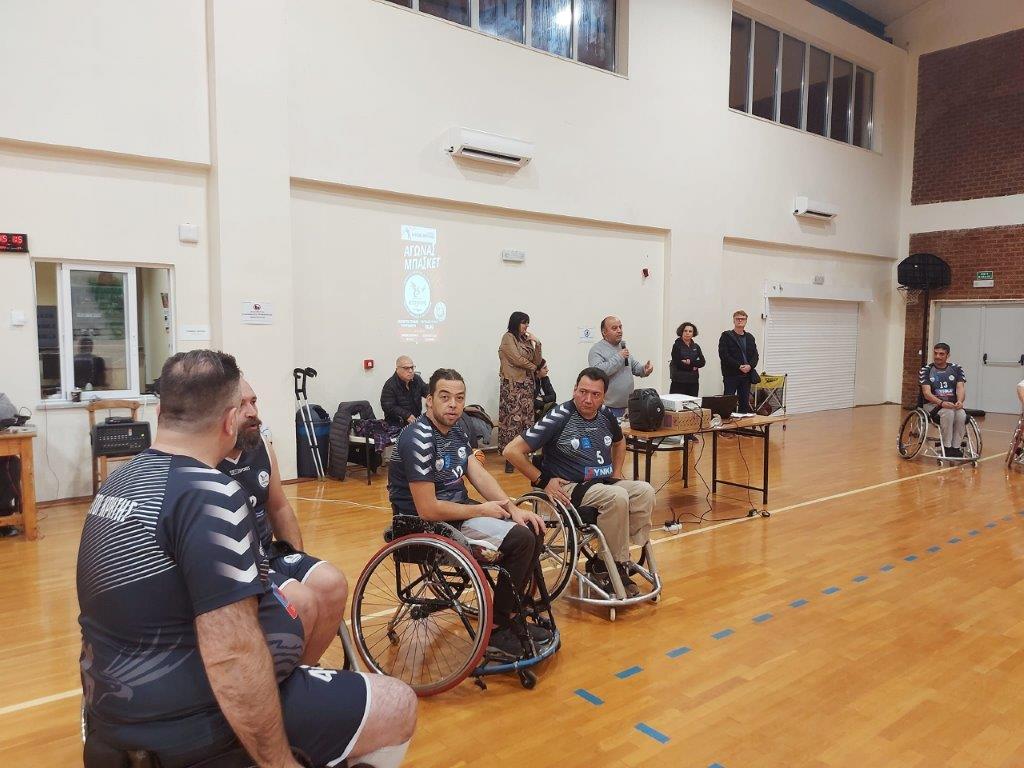 “Αγώνας Μπάσκετ στο πλαίσιο της Παγκόσμιας Ημέρας ΑμεΑ, στο Κλειστό Στάδιο Ταυρωνίτη του Δήμου Πλατανιά”