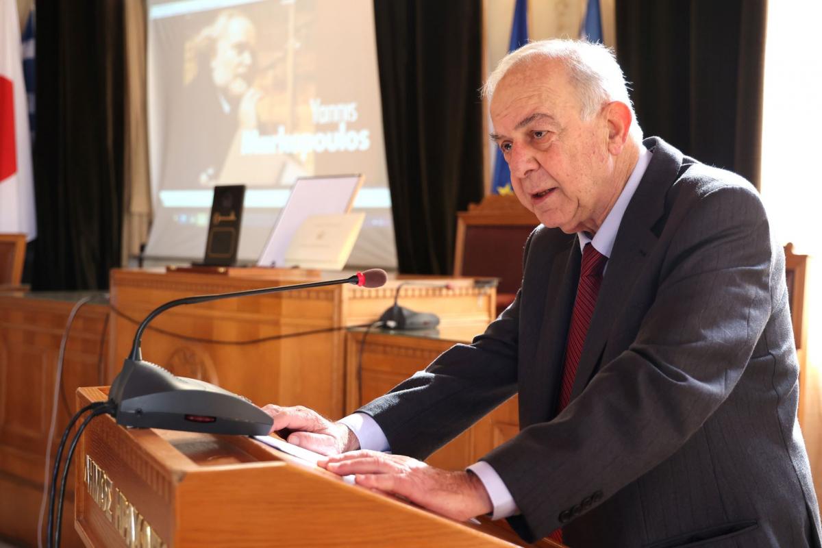Ανακηρύχθηκε Επίτιμος Δημότης Ηρακλείου ο Γιάννης Μαρκόπουλος