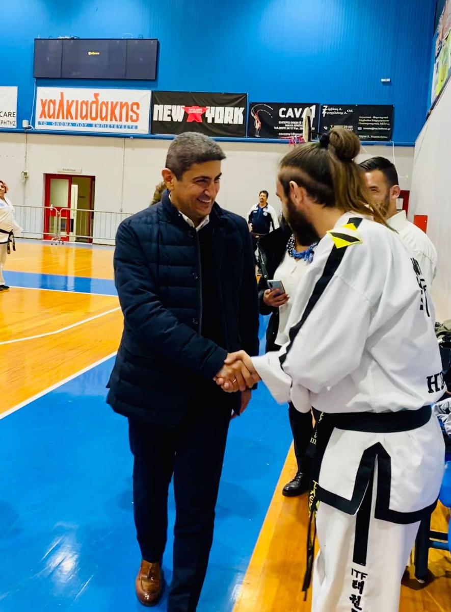 Ο Λ. Αυγενάκης στο σεμινάριο Τάεκβοντο των Σωματείων Μαχητικών Τεχνών της Κρήτης (Pics)