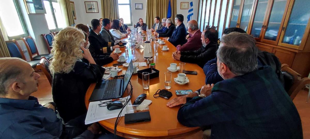 Επίσκεψη του Υπουργού Ναυτιλίας και Νησιωτικής Πολιτικής Γιάννη Πλακιωτάκη στον Οργανισμό Λιμένος Ηρακλείου