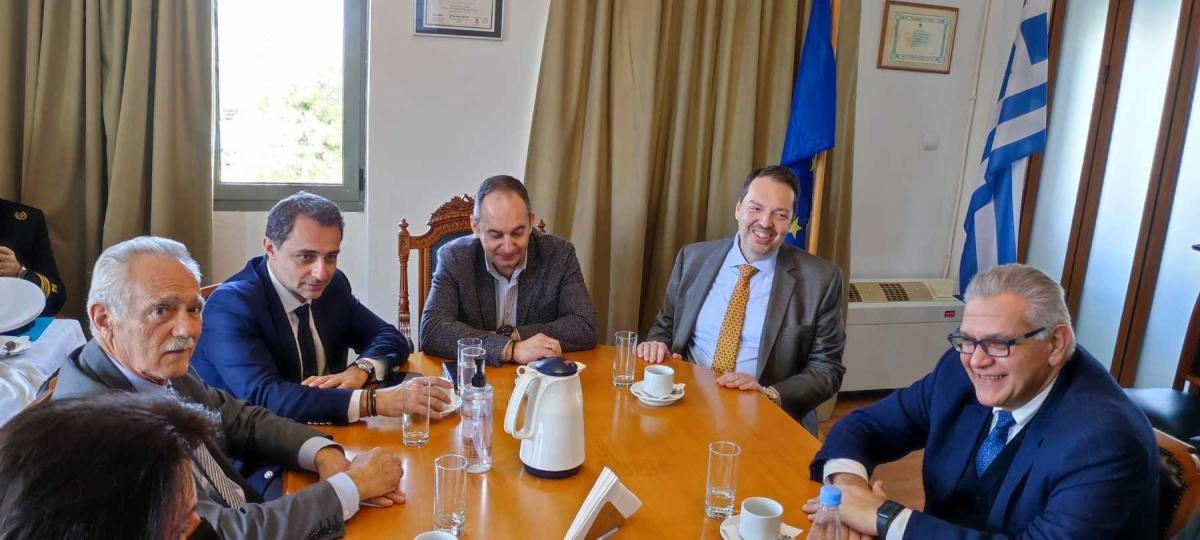 Επίσκεψη του Υπουργού Ναυτιλίας και Νησιωτικής Πολιτικής Γιάννη Πλακιωτάκη στον Οργανισμό Λιμένος Ηρακλείου